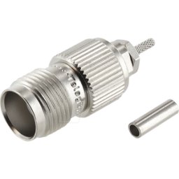 TELEGÄRTNER TG 100023795 - Toma de cable TNC 50 ohmios para crimpado RG-178B/U