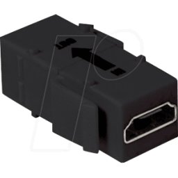 LOGILINK NK0033 - Keystone HDMI F/F, repetidor, negro