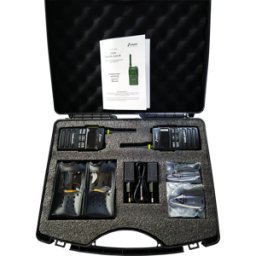 STABO 20263 - Radio PMR, FunKoffer, juego de 2, IP54, negro