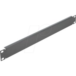 DELOCK 66289 - Panel ciego 19", 1U, negro