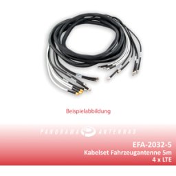 PANORAMA ANTENNAS PAA EFA-2032-5 - Antenas de cable para vehículos 4x LTE, 5 m