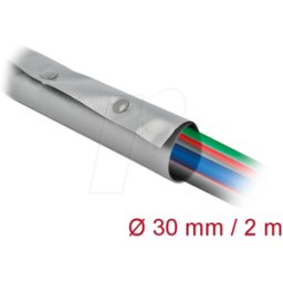 DELOCK 20727 - Funda protectora de cables con cierre de botón de 2 m x 3