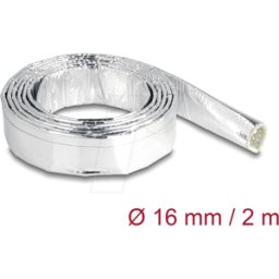 DELOCK 19003 - Funda de cable de fibra de vidrio y aluminio 2 m x 16 mm