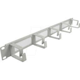 DELOCK 66544 - Panel de escobillas de gestión de cables de 19", 5 patill