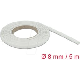 DELOCK 18932 - Funda de fibra de vidrio 5 m x 8 mm en blanco