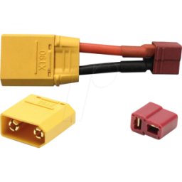 PICHLER X6455 - Steckverbinder für Li-Polymer-Akkus, Adapter XT90 - T Stecker