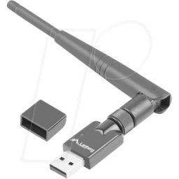 LANBERG LBG NC0150WE - Adaptador WLAN, USB, 150 Mbps