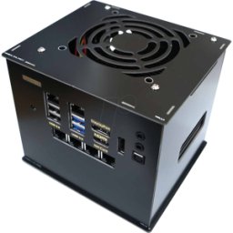 ODROID H4 CASE3 - Alojamiento 3 ODROID H4, para 4 SATA 2,5 + tarjeta de red