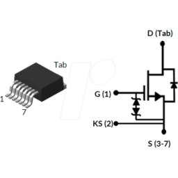 QORVO UF3C065080B7S - FET en cascada de SiC, 650 V 27 A Rdson 0,08 R, D²Pak-7L