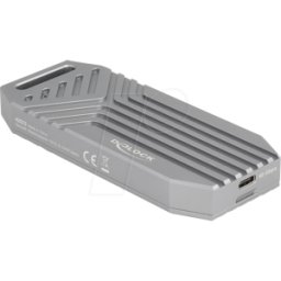 DELOCK 42033 - Carcasa para SSD M.2 NVMe USB 40 Gbps - sin herramientas