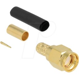 DELOCK 91781 - SMA macho para engarzar LMR200 con tubo termorretráctil a juego