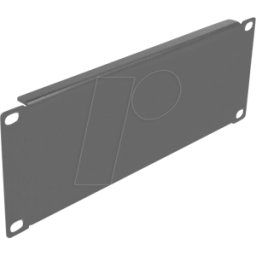 DELOCK 66661 - Cubierta ciega 10", 2U, negra