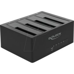 DELOCK 63930 - Estación de acoplamiento USB Type-C™ para 4 x unidad SATA HDD /