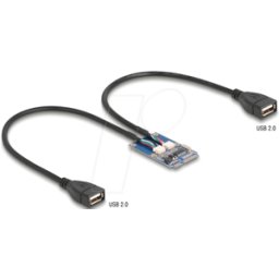DELOCK 64346 - Mini PCIe > 2x USB 2.0 A