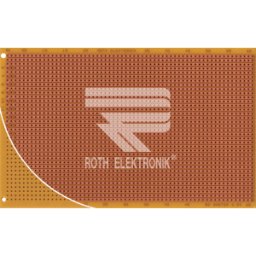 ROTH-ELEKTRONIK RE 524LF - Tarjeta de laboratorio FR4 RM 2,54 mm 32-pin. Rayas