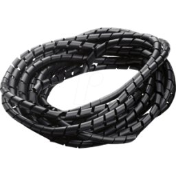 CIMCO 186228 - Cinta espiral, longitud 10 m, paquete Ø 15 - 100 mm, negro