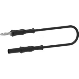 ELECTRO PJP ML 2031-100 SW - Cable de medición, cable adaptador, negro, 12 a, 1m