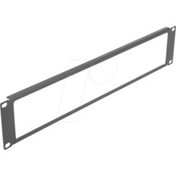 DELOCK 66675 - Panel de 19", con abertura 2U, negro