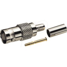 FREI UG 89U-C62 - Adaptador de crimpado BNC para RG 62, 93 ohmios