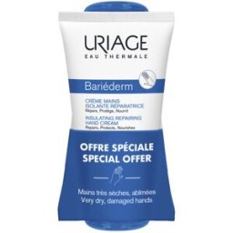 Uriage Bariéderm crema de manos reparadora pack 2 x 50 ml