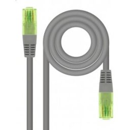 Nanocable Cable de Red Latiguillo RJ45 CAT.6 UTP AWG26 CCA, Gris, 20 m