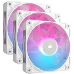Corsair iCUE LINK RX120 RGB Carcasa del ordenador Ventilador 12 cm Blanco 3 pieza(s)