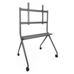 TooQ iSTAND Soporte de Suelo con Ruedas para Pantallas 50"- 86", Gris