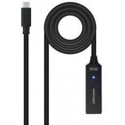 Nanocable 10.01.1311 cable USB USB 3.2 Gen 1 (3.1 Gen 1) 5 m USB C Negro
