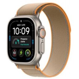 Apple Watch Ultra 4 (GPS + Cellular) - Caja de titanio natural de 49 mm - Correa Loop Trail color ar