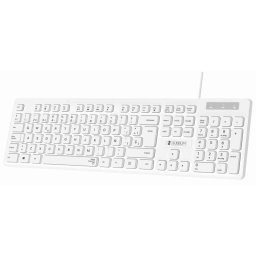Subblim Business Slim Silencioso Teclado USB Blanco