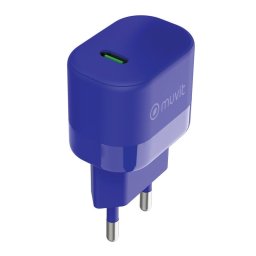 Muvit For Change Cargador de Pared USB-C PD 25W Azul