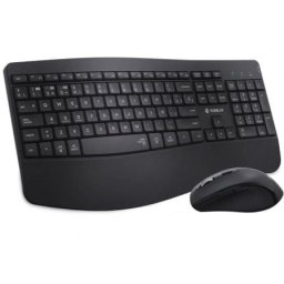 Teclado de membrana SUBBLIM Combo Dual Office Prowave Layout ES ergonómico inalámbrico recargable multidispositivo