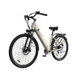 Bicicleta Eléctrica Urbana Velopro C1 250 W Batería 36 V 13 Ah Blanco