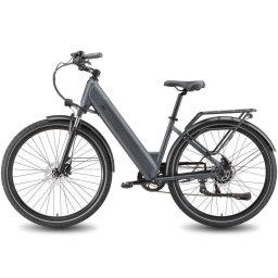 Bicicleta Eléctrica Kingbull Lira 48V 15Ah 140km 28" Color Gris