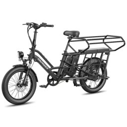 Bicicleta Eléctrica Plegable Fafrees FF20 CUV Asiento Doble Infantil 20" 30Ah