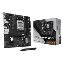 Placa Base ASRock A620AM-P WIFI A620A AM5 DDR5 micro ATX WiFi 5