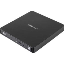 Unidad Externa CD/DVD Intenso EOD 400D Slim 24x USB-C USB-A