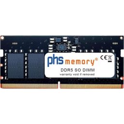 Memoria RAM PHS-memory ASUS P400 AiO 8 GB 1 x 8 GB DDR5 5600 MHz negra