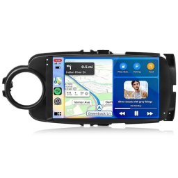Autoradio JUNSUN Android 15 Pantalla 9" CarPlay Android Auto DAB+ Wi-Fi GPS Toyota Yaris