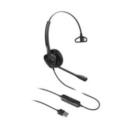 Auriculares Fanvil HT301-U con cable USB-A para oficina, con micrófono, negros