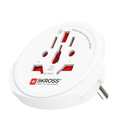 Adaptador Skross Universal Tipo A Tipo B Tipo I Tipo J Tipo L 100-250 V 16 A Blanco