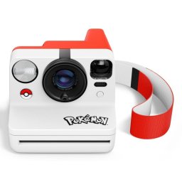 Cámara Instantánea Polaroid Now Gen 3 Flash Pokémon Poké Ball Negra