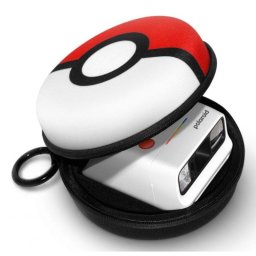 Estuche Polaroid Go Pokémon Color Blanco, Negro y Rojo