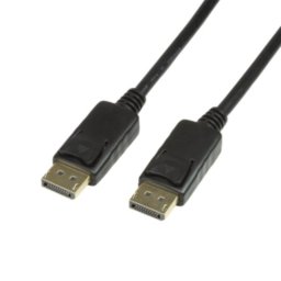 Cable DisplayPort LogiLink CV0074 5 m 4K oro macho macho