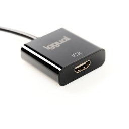 Adaptador DisplayPort macho a HDMI hembra IGGUAL 25 cm