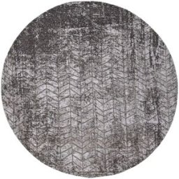 Louis de Poortere Alfombra lavable interior/exterior negro 140x140