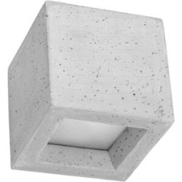 Wonderlamp Aplique de pared de cemento gris g9