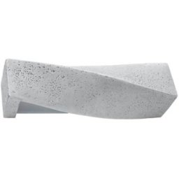 Wonderlamp Aplique de pared de cemento gris con 2 luces e27
