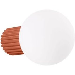 Wonderlamp Aplique de pared de aluminio rojo g9