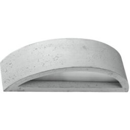 Wonderlamp Aplique de pared de cemento gris e27